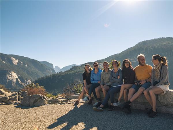 Walking holiday in Yosemite National Park