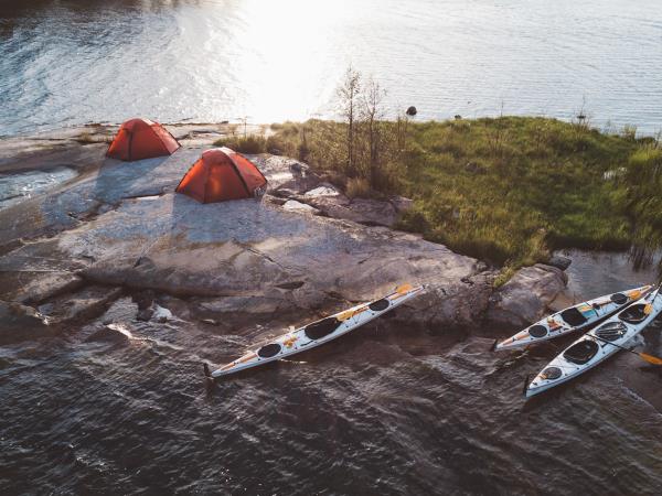 Women only kayaking holiday in Sweden