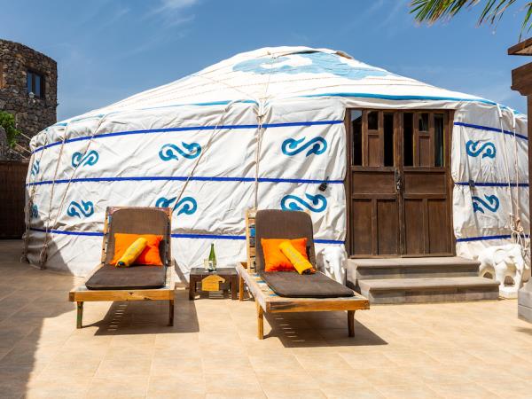 Luxury yurt pod accommodation in Lanzarote