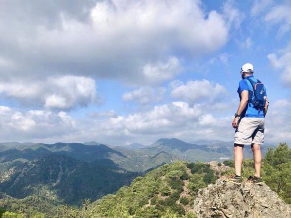 Hiking in the Troodos mountains, Cyprus