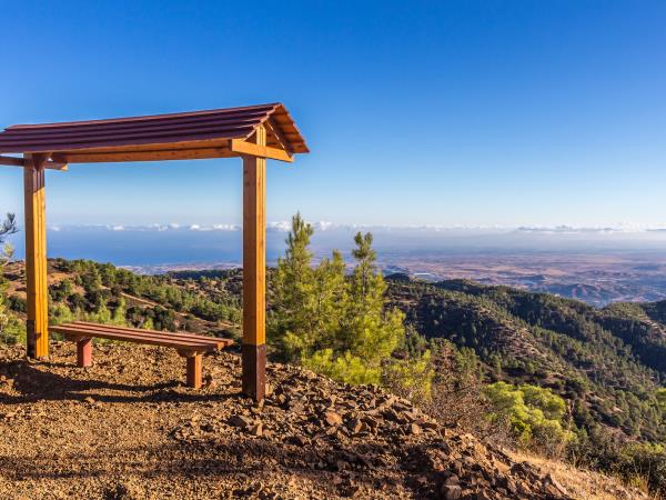 Hiking in the Troodos mountains, Cyprus