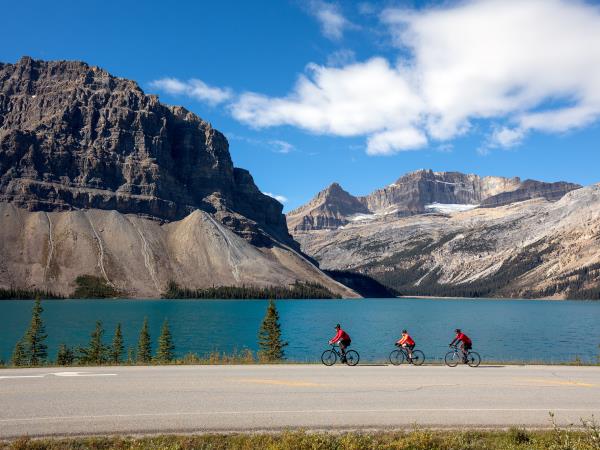 Jasper to Banff cycling tour in Canada